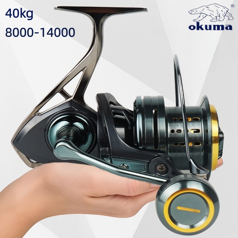 オクマプレミアム大型スピニングリール海釣りリール、40KGブ - Daiwa Reel Bg のレビューと価格