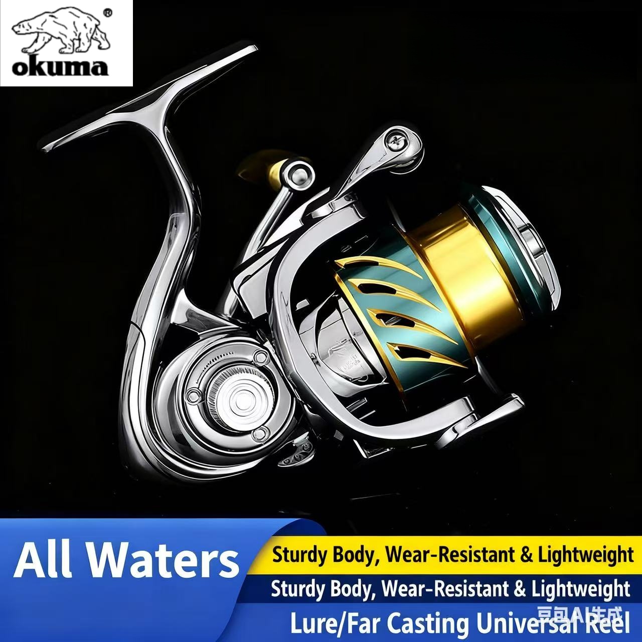 オクマ釣具 スピニングリール ユニバーサルフィッシングリール - Daiwa Reel Bg のレビューと価格